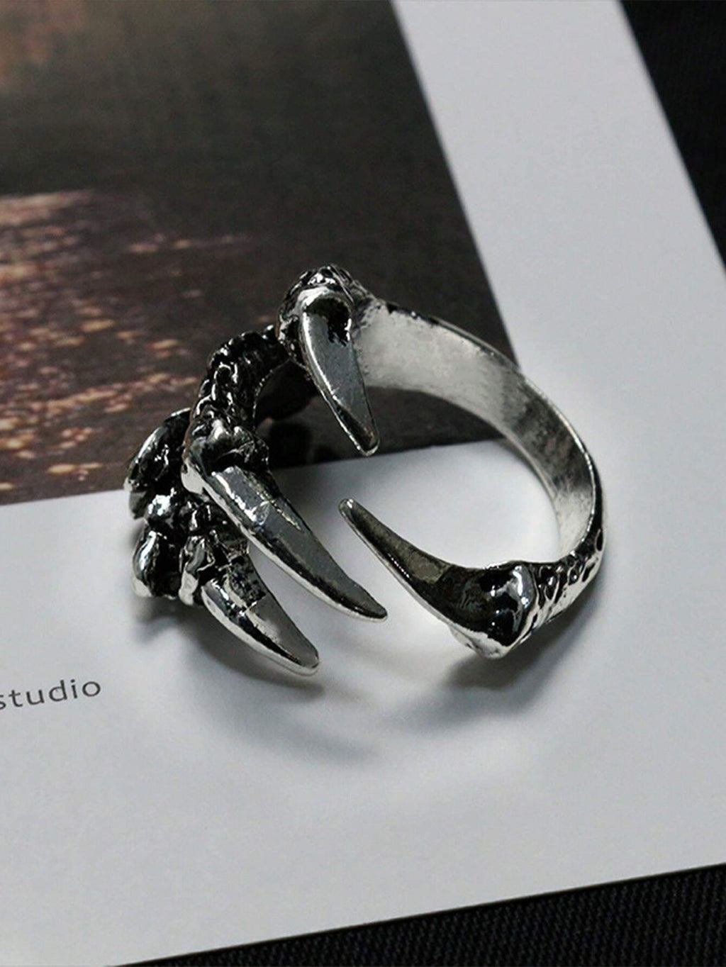 Skull Claw Ring