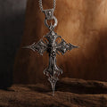 Cross Pendant Long Necklace