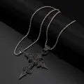 Cross Pendant Long Necklace